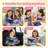 Portable reading-anywhere collage for The Flying Trunk bilingual book