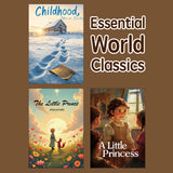 The Little Prince Classic 5-Book Set + a Little Princess Classic Story 3-Book Set + Childhood By Maxim Gorky Classic 2-book Se: 3-Book Set bundle detail image, image 7, bundle ISBN 9798900663951