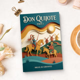 Don Quijote Parte 1 Spanish Edition by Miguel de Cervantes product image 10 showing printed book details for screen-free reading and learning