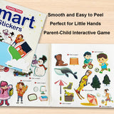 Smart Stickers: Family Time product image 7 showing printed book details for screen-free reading and learning