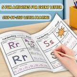 My Alphabet Workbook with same-layout ABC tracing pages