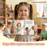 I Want to Be a Teacher Early Reader Book for Kids product image 7 showing printed book details for screen-free reading and learning