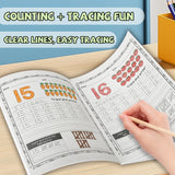 Number Tracing Workbook for Kids, Early Math Practice Book with Counting, Number Formation, Pencil Control, and Preschool Kindergarten Learning Activities