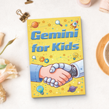 Gemini for Kids AI Learning Guide product image 11 showing printed book details for screen-free reading and learning