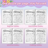 Skybound Sudoku Books: Beginner to Challenge product image 12 showing printed book details for screen-free reading and learning
