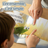 The Ant and the Grasshopper French-English Book product image 6 showing printed book details for screen-free reading and learning