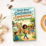 Stories About Confidence Comparison and Being Enough product image 11 showing printed book details for screen-free reading and learning