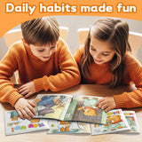 Bear Daily Routine 10-Book Storybook Set for Kids product image 7 showing printed book details for screen-free reading and learning
