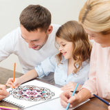 Amazing Patterns Adult Coloring Book product image 7 showing printed book details for screen-free reading and learning