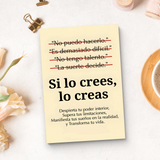 Si lo crees, lo creas: Mentalidad Positiva product image 11 showing printed book details for screen-free reading and learning