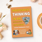 Additional product mockup of Independent Thinking in an Information Explosion
