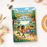 Going at My Own Pace Stories for Kids product image 11 showing printed book details for screen-free reading and learning