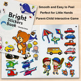Bright Stickers Book: Direction Sense product image 7 showing printed book details for screen-free reading and learning