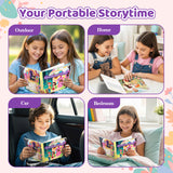 Children reading Hansel and Gretel during portable storytime