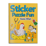 Sticker Puzzle Fun: Guess What Farm Animals