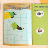 Printed preschool puzzle book for matching creative thinking and fine motor skills