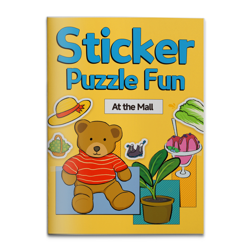 Sticker Puzzle Fun At the Mall cover