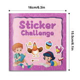 Memory skills sticker activity book for kids with observation games
