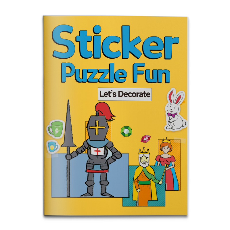 Sticker Puzzle Fun Let's Decorate cover