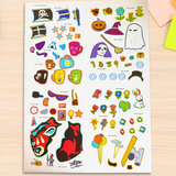 Ages 3-6 creative sticker puzzle book for fine motor skills