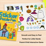 Sticker Puzzle Fun: Let's Decorate product image 6 showing printed book details for screen-free reading and learning