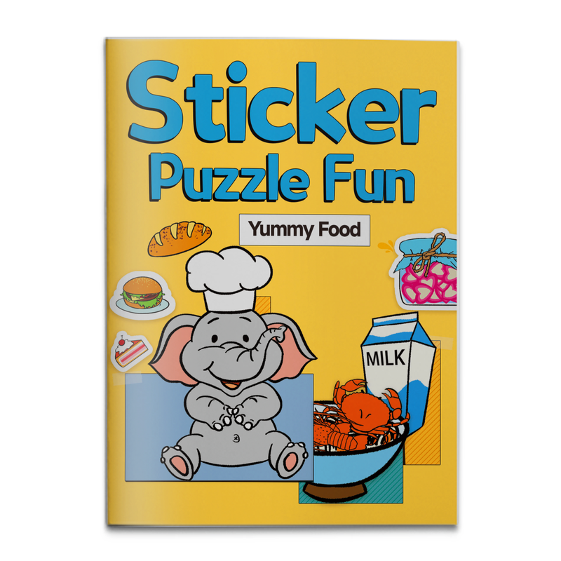 Sticker Puzzle Fun Yummy Food cover