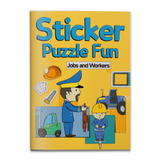 Sticker Puzzle Fun: Jobs and Workers