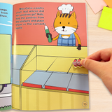 Sticker Puzzle Fun: Jobs and Workers product image 6 showing printed book details for screen-free reading and learning