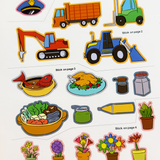 Sticker Puzzle Fun: Jobs and Workers product image 7 showing printed book details for screen-free reading and learning