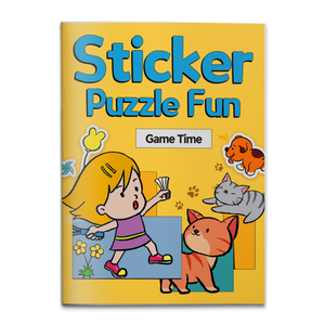 Sticker Puzzle Fun Game Time with Pets cover