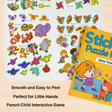 Children's game time sticker book with pet vocabulary and matching play