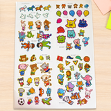Ages 3-6 park sticker book for matching and observation