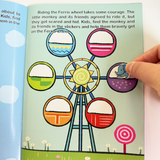 Sticker Puzzle Fun: Fun at the Park product image 7 showing printed book details for screen-free reading and learning