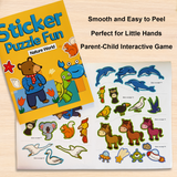 Ages 3-6 nature sticker book for observation and fine motor skills