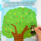 Sticker Puzzle Fun: Nature World product image 6 showing printed book details for screen-free reading and learning