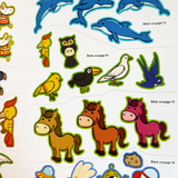 Sticker Puzzle Fun: Nature World product image 7 showing printed book details for screen-free reading and learning
