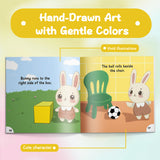 Ages 2-5 spatial thinking book for screen-free concept learning