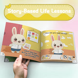 Bunny Knows Where Spatial Concepts Book product image 6 showing printed book details for screen-free reading and learning