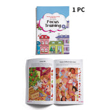 Interactive Recognition Series: Help Kids Improve Concentration with Coloring and Exercise Books Series Set style5