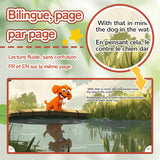The Dog and His Reflection French-English Fable Book product image 7 showing printed book details for screen-free reading and learning