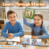 Kid Can Read 12-Book Everyday Life Early Reader Set for Kids product image 9 showing printed book details for screen-free reading and learning