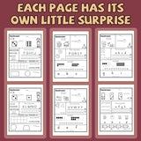 My Alphabet Workbook: Kindergarten Review product image 6 showing printed book details for screen-free reading and learning