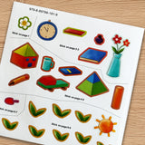 Daily Fun Stickers: My Friends Picture Book product image 8 showing printed book details for screen-free reading and learning