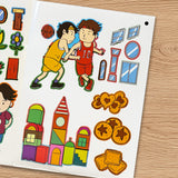 Bright Stickers Book: Fun with Shapes product image 8 showing printed book details for screen-free reading and learning