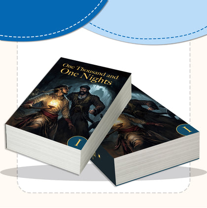 One Thousand and One Nights classic 3-book set with Arabian adventure artwork