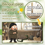 The Farmer and the Snake French-English Fable Book product image 7 showing printed book details for screen-free reading and learning