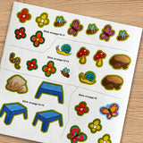 Daily Fun Stickers: I'll Wait in Line Picture Book product image 8 showing printed book details for screen-free reading and learning