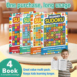 Beginner Sudoku Puzzle Books: Color Grid Logic Set product image 12 showing printed book details for screen-free reading and learning