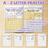 My ABC Workbook: Letter Sound Practice product image 6 showing printed book details for screen-free reading and learning