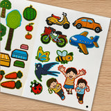 Bright Stickers Book: Comparison product image 8 showing printed book details for screen-free reading and learning